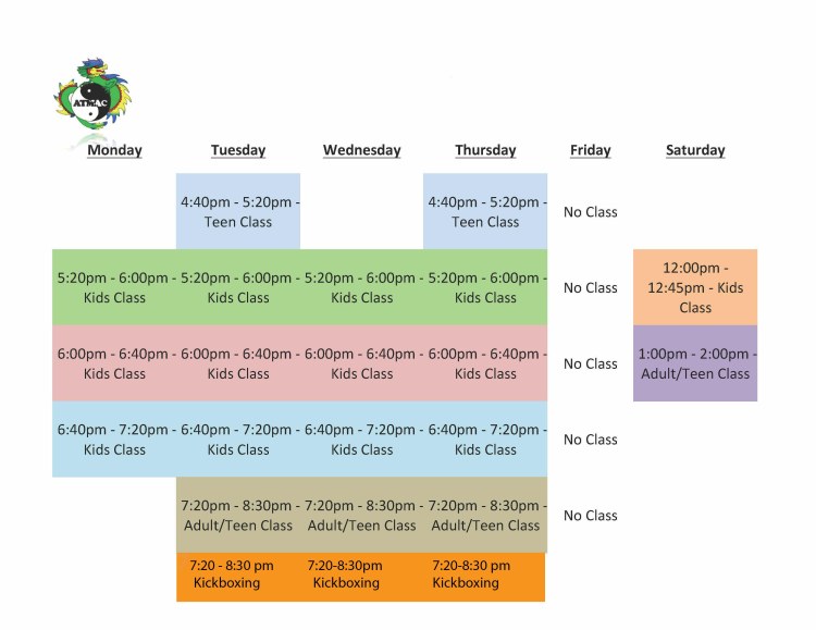ATMAC Schedule4.2019